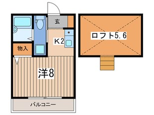 ヴェラハイツ井土ヶ谷Ｂの物件間取画像